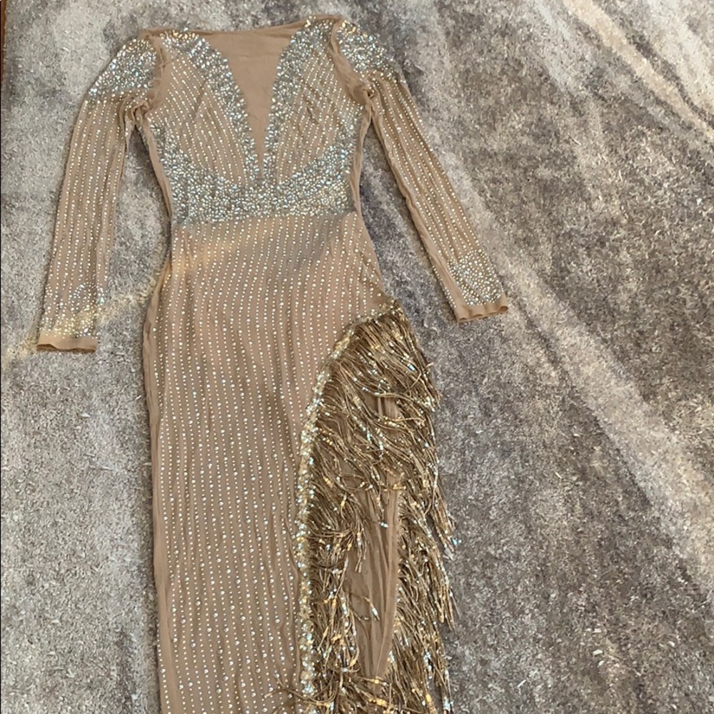 Birthday Embellished stretch dress worn once